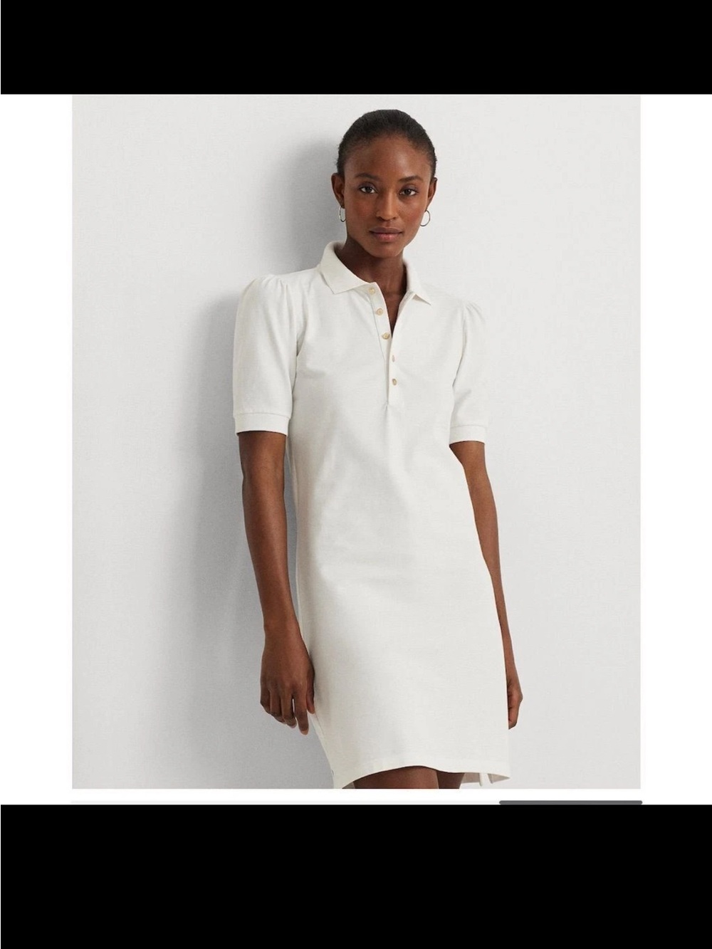 Ralph Lauren White Polo Shirt Dress Sz XL NWT